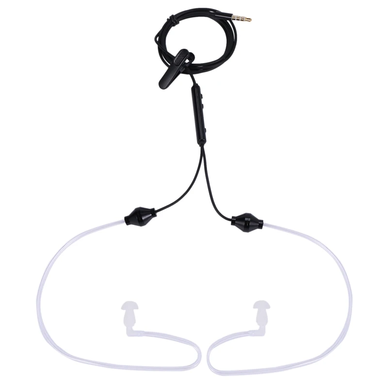 3.5mm Plug Air Tube Anti-Radiation Earphone 2 Air Acoustic Tube Stereo Headset for iPhone for Samsung
3.5mm Plug Air Tube Anti-Radiation Earphone 2 Air Acoustic Tube Stereo Headset for iPhone for Samsung