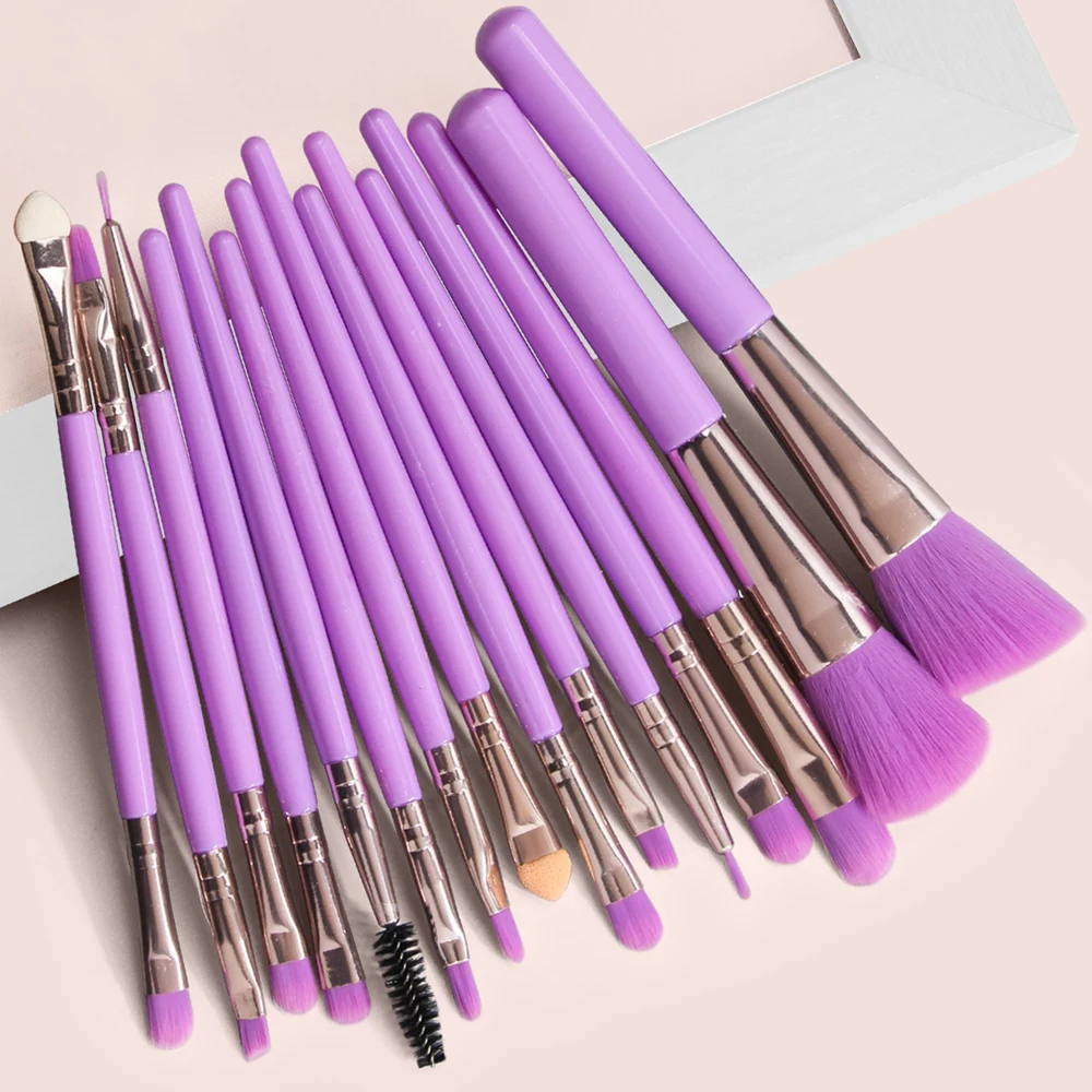15Pcs Makeup Brushes Set Eyelash Eye Shadow Lip Foundation Blush Eyebrow Brush Fluorescent Series Blending Brush Beauty Tools
15Pcs Makeup Brushes Set Eyelash Eye Shadow Lip Foundation Blush Eyebrow Brush Fluorescent Series Blending Brush Beauty Tools