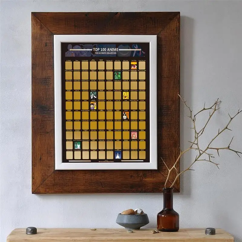 Anime Scratch Off Poster Photo Wallpapers Wall Decoration Top 100 Teenager Precious Gift Decoration Collection
Anime Scratch Off Poster Photo Wallpapers Wall Decoration Top 100 Teenager Precious Gift Decoration Collection
