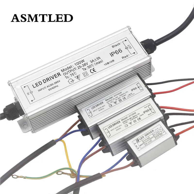 LED Driver 10W 20W 30W 50W 100W 300mA 600mA 900mA 1500mA Waterproof IP66 Lighting Transformers for DIY Lamp Power Supply
LED Driver 10W 20W 30W 50W 100W 300mA 600mA 900mA 1500mA Waterproof IP66 Lighting Transformers for DIY Lamp Power Supply