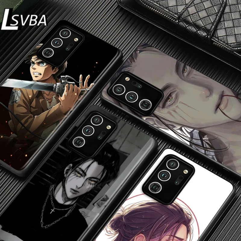 Attack on Titan Eren Jaeger for Samsung Galaxy S21 S20 FE Ultra Lite S10 5G S10E S9 S8 S7 S6 Edge Plus Black Phone Case
Attack on Titan Eren Jaeger for Samsung Galaxy S21 S20 FE Ultra Lite S10 5G S10E S9 S8 S7 S6 Edge Plus Black Phone Case