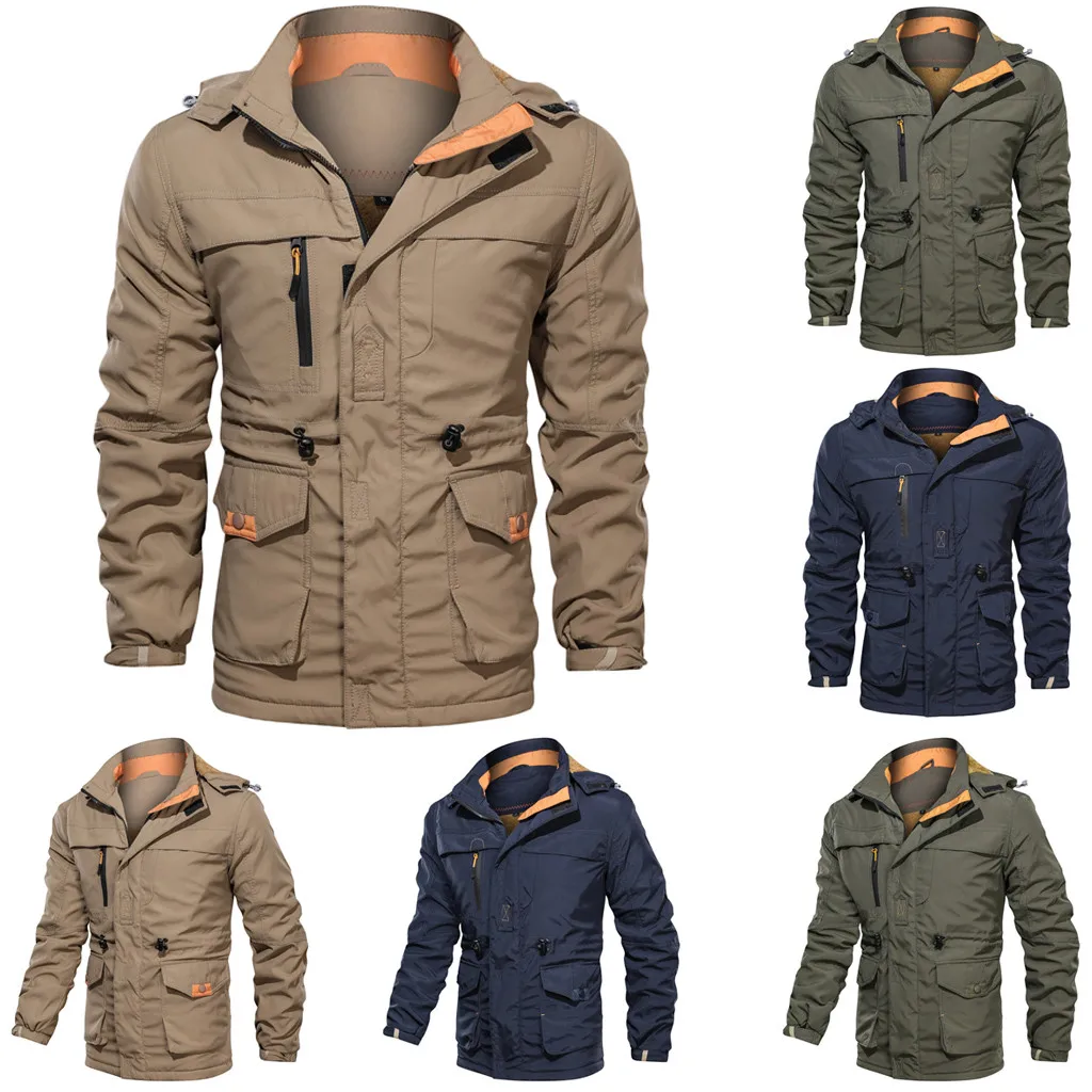 2019 Fashion Men Autumn Winter Warm Outwear Slim Casual Coats Vintage Zipper Solid Hooded Outdoor Long Sleeve Coat Z87
2019 Fashion Men Autumn Winter Warm Outwear Slim Casual Coats Vintage Zipper Solid Hooded Outdoor Long Sleeve Coat Z87