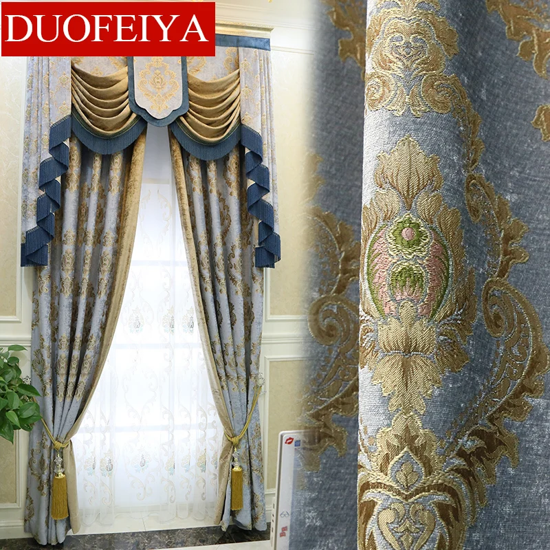 European Style Luxury 3D Embroidered Villa Curtains for Living Room Bedroom Classic Elegant Curtains for Apartment Girl Room
European Style Luxury 3D Embroidered Villa Curtains for Living Room Bedroom Classic Elegant Curtains for Apartment Girl Room
