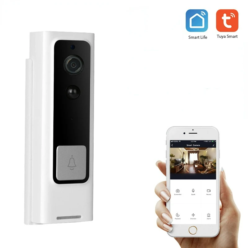 Tuya Video Doorbell WiFi 1080P HD Chime Smart Home DIY Wireless Intercom Phone Call View Waterproof Security Door Bell Camera
Tuya Video Doorbell WiFi 1080P HD Chime Smart Home DIY Wireless Intercom Phone Call View Waterproof Security Door Bell Camera