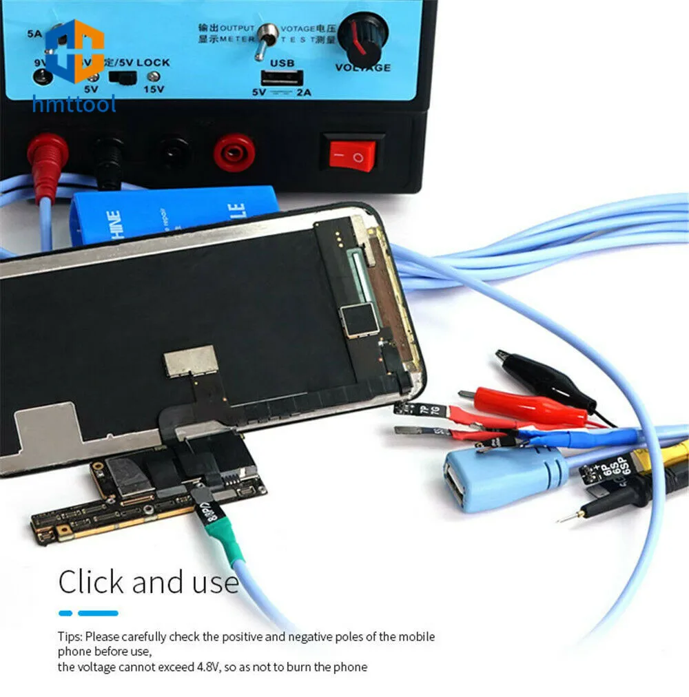 SUNSHINE SS-905A For Samsung Android Phone Power Supply Test Cable For iPhone 6-8 X XS 11 11PRO MAX Power Wire Test Line Tool
SUNSHINE SS-905A For Samsung Android Phone Power Supply Test Cable For iPhone 6-8 X XS 11 11PRO MAX Power Wire Test Line Tool