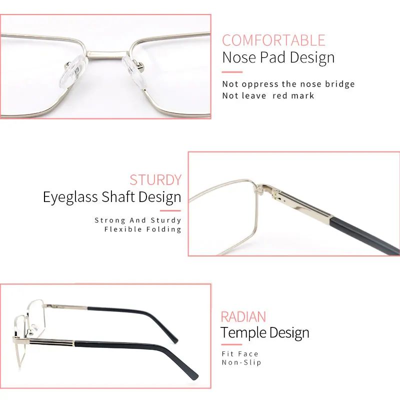 KANDREA 2020 CR39 Lens Anti Blue Ray Eyewear Men Metal Square Glasses Frame Fashion Design Man Eyeglasses Glasses Frame for Male
KANDREA 2020 CR39 Lens Anti Blue Ray Eyewear Men Metal Square Glasses Frame Fashion Design Man Eyeglasses Glasses Frame for Male