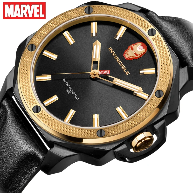 Disney Original Marvel The Avengers Iron Man 50m Waterproof Clock Male Stainless Steel Watch Quartz WristWatch Relogio Masculino
Disney Original Marvel The Avengers Iron Man 50m Waterproof Clock Male Stainless Steel Watch Quartz WristWatch Relogio Masculino