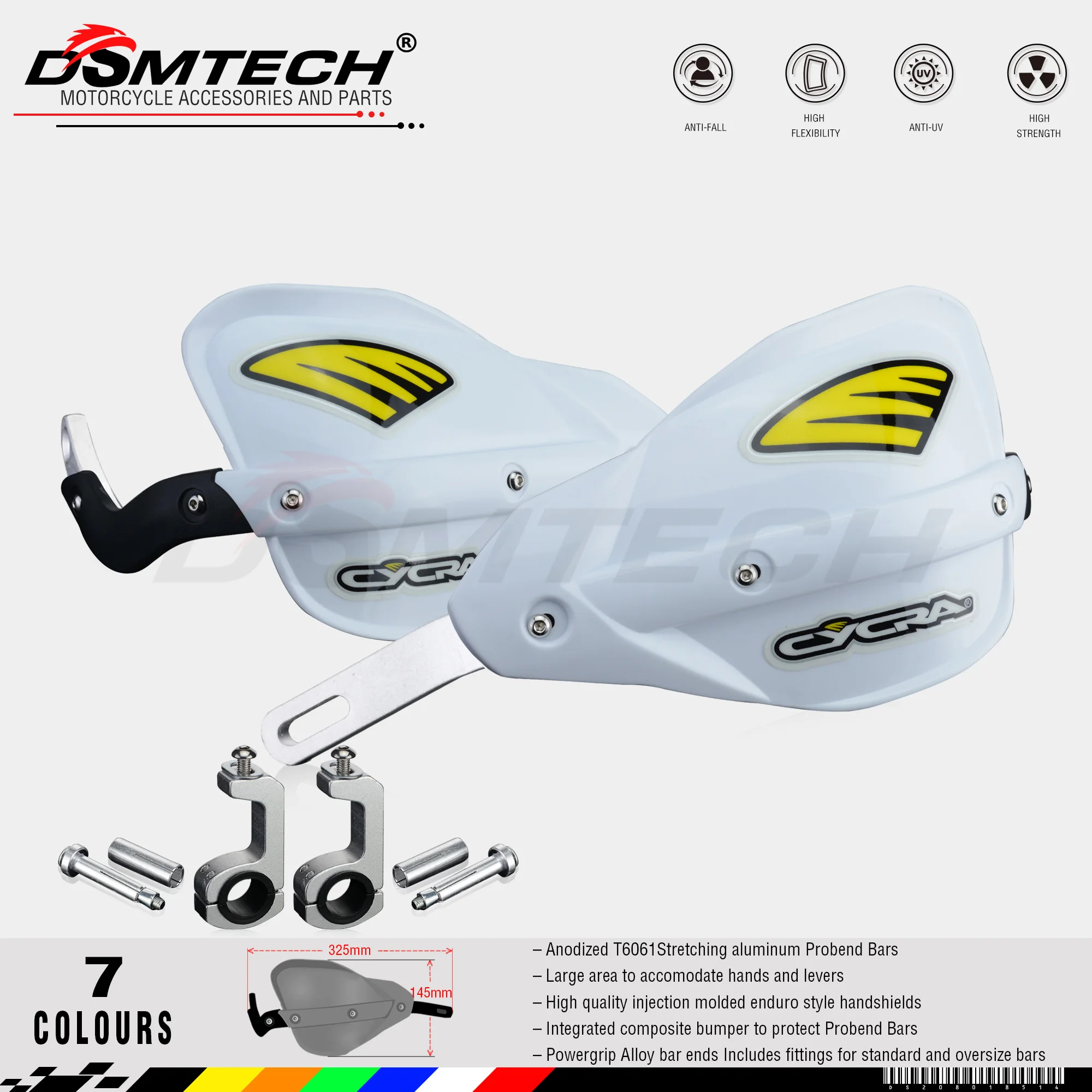 DSMTECH Probend Handguards For KTM ADV EXC Enduro Husqvarna TE CRF WRF DRZ KLX Motorcycle Dirt Bike ATV silver probend bars
DSMTECH Probend Handguards For KTM ADV EXC Enduro Husqvarna TE CRF WRF DRZ KLX Motorcycle Dirt Bike ATV silver probend bars