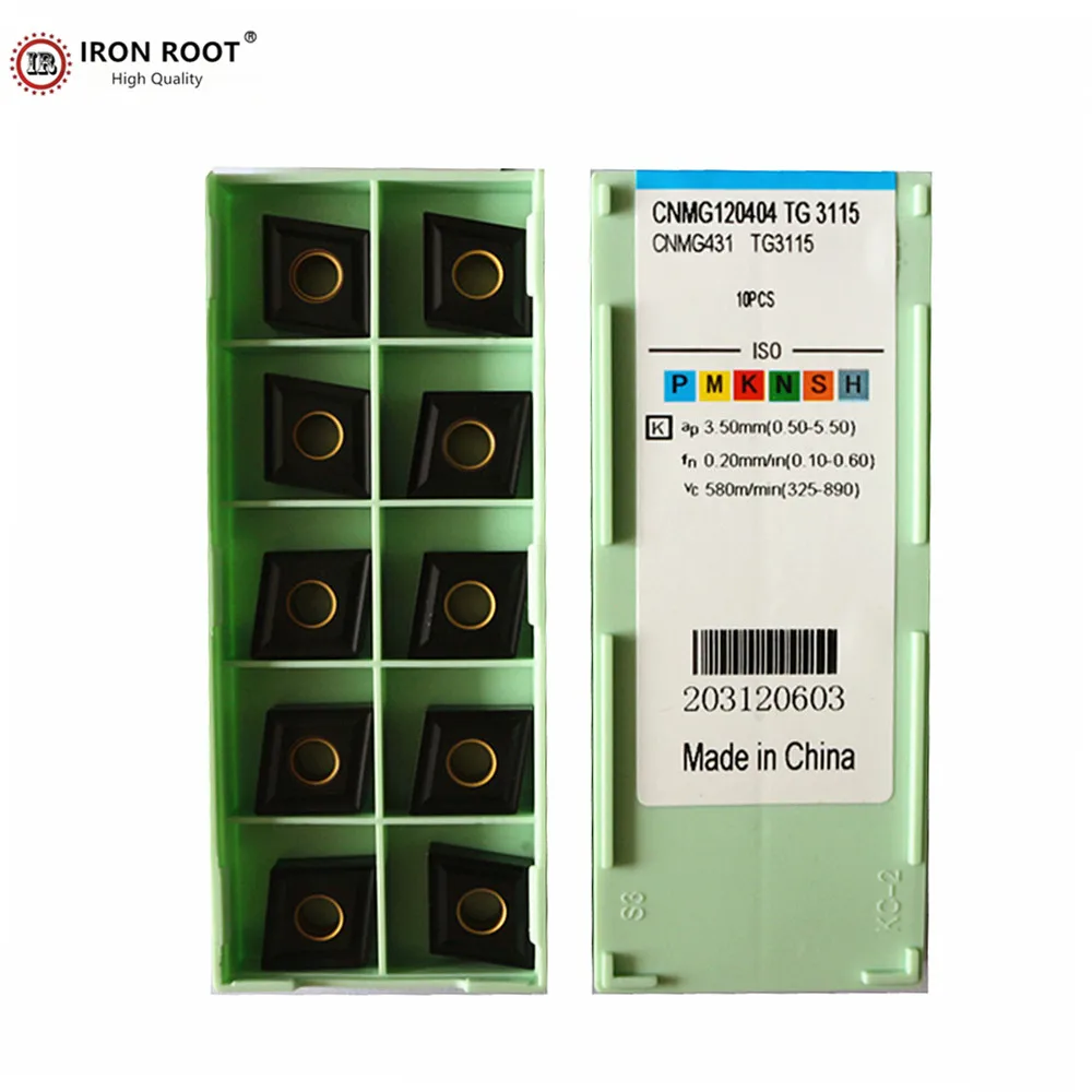 Lathe Cutting Tool CNMG120404 / 120408 120412 TG3115 Series Turning Carbide Insert For Steel Parts
Lathe Cutting Tool CNMG120404 / 120408 120412 TG3115 Series Turning Carbide Insert For Steel Parts