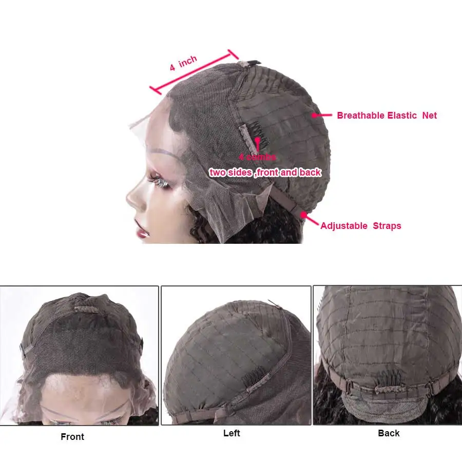 Curly Human Hair Wigs Natural Color Bleached Knots Brazilian Remy 13x4 Lace Front Human Hair Wigs With Baby Hair Pre-Plucked Wig
Curly Human Hair Wigs Natural Color Bleached Knots Brazilian Remy 13x4 Lace Front Human Hair Wigs With Baby Hair Pre-Plucked Wig