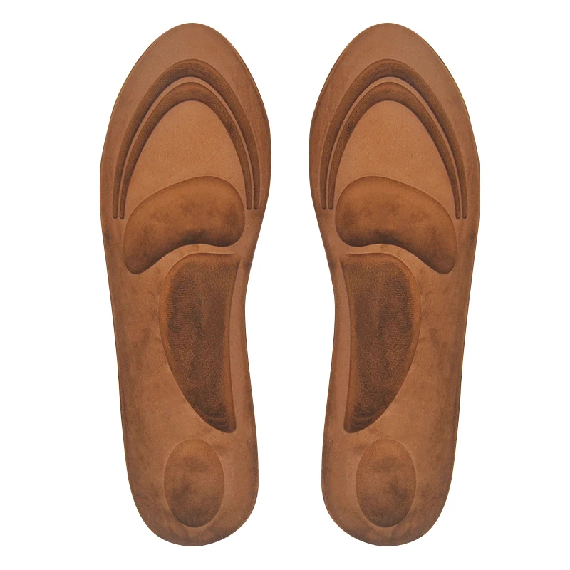 

NEW 4D Velvet Cushioned Sneaker Insoles Memory Foam Feet Arch Insole with High Rebound Decompression Sneaker Accessories