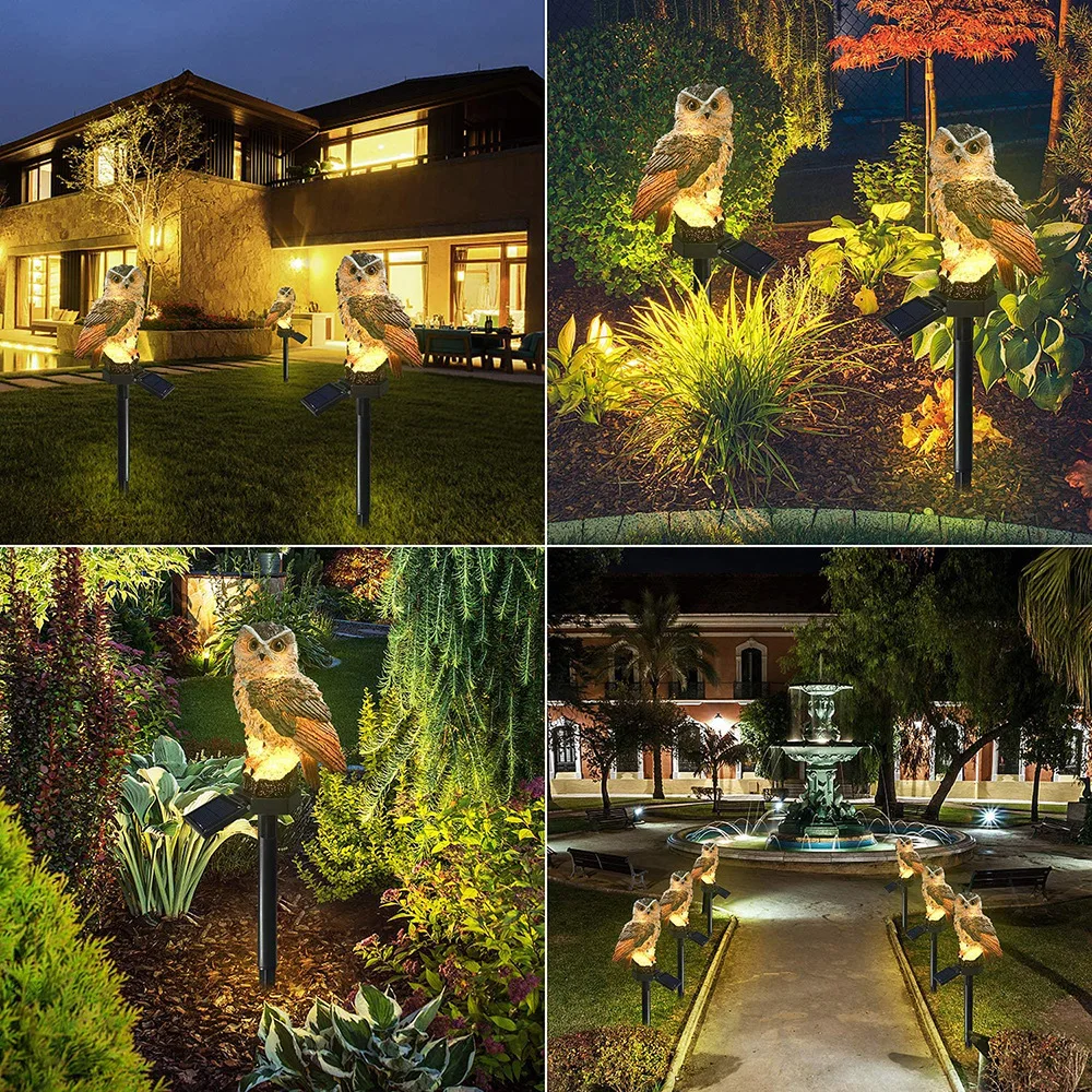 Solar Led Light Outdoor Owl Lawn Solar Light Garden Decoration Outdoor Household Yard Party Garden Christmas Porch Lights 
Solar Led Light Outdoor Owl Lawn Solar Light Garden Decoration Outdoor Household Yard Party Garden Christmas Porch Lights