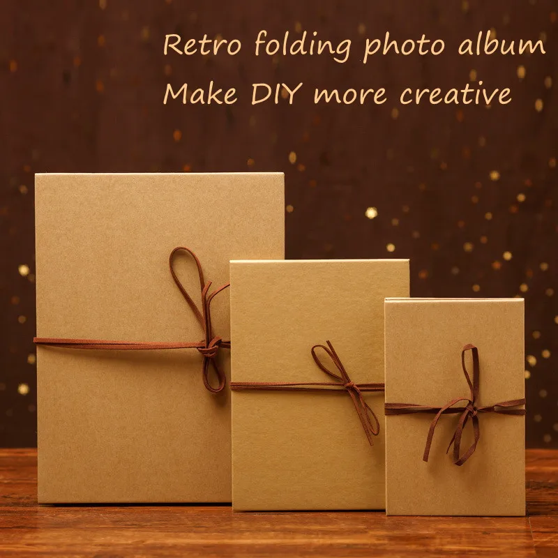 High-grade Kraft Paper Foldable Accordion Photo Album Home DIY Baby Growth Album Couple Photo Sticker Book Memorial Book Gift
High-grade Kraft Paper Foldable Accordion Photo Album Home DIY Baby Growth Album Couple Photo Sticker Book Memorial Book Gift