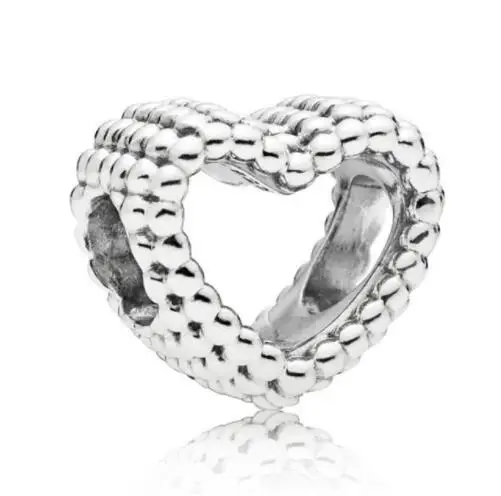 Genuine 925 Sterling Silver Bead Charm Classic Openwork Beaded Love Heart Bead Fit Women Pan Bracelet Bangle Necklace Diy
Genuine 925 Sterling Silver Bead Charm Classic Openwork Beaded Love Heart Bead Fit Women Pan Bracelet Bangle Necklace Diy