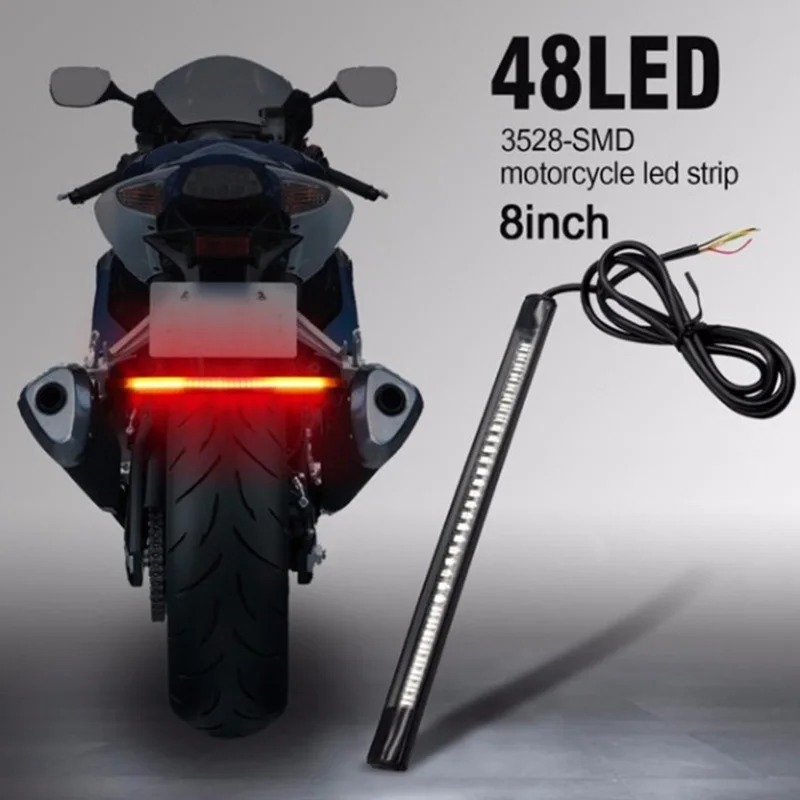 SMD motorcycle light strip LED brake light turn signal bushing motorcycle license plate tail
SMD motorcycle light strip LED brake light turn signal bushing motorcycle license plate tail
