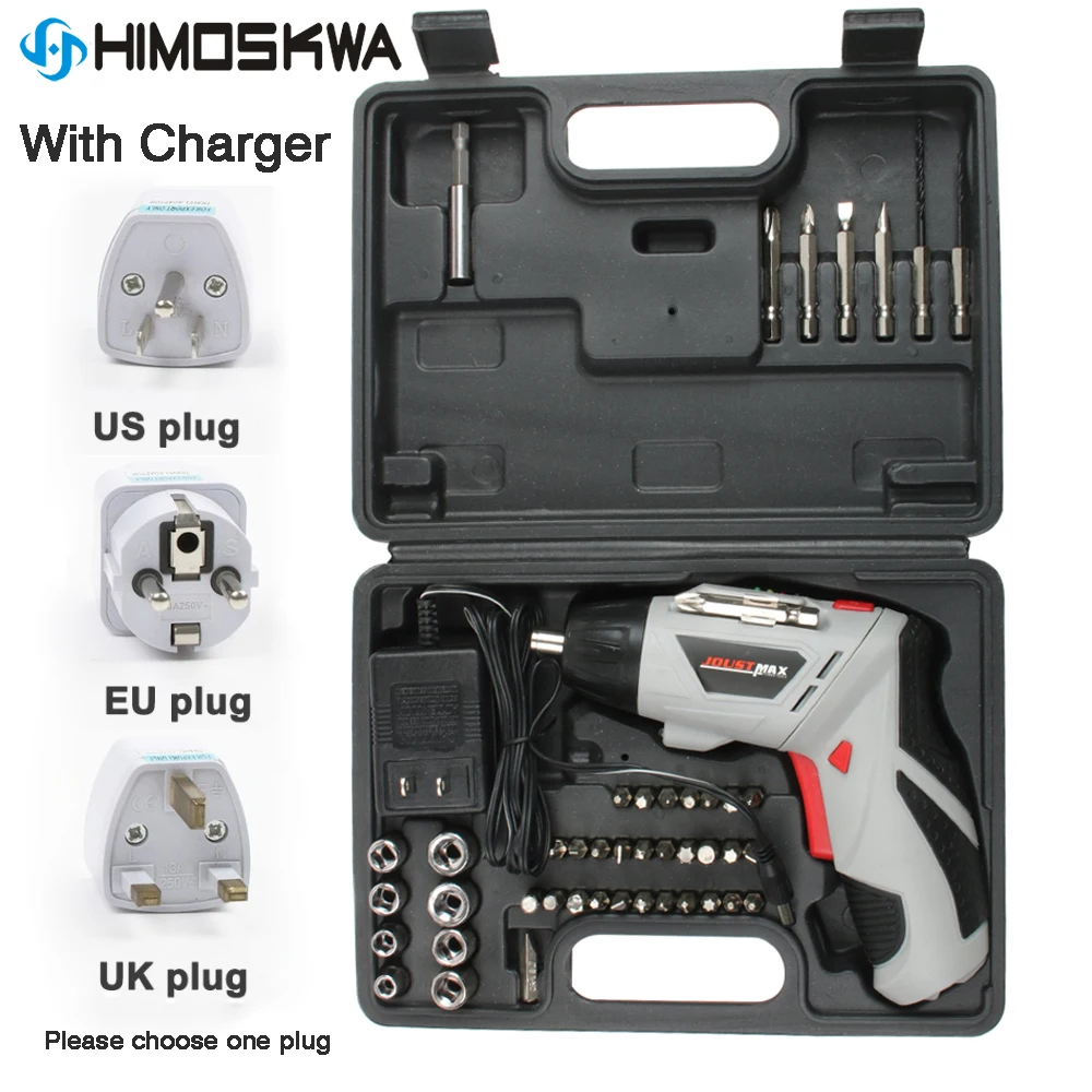4.8V Electric Screwdriver Multifunction rechargeable electric drill Electric screwdriver suit 110V ~240V EU UK US Plug 
4.8V Electric Screwdriver Multifunction rechargeable electric drill Electric screwdriver suit 110V ~240V EU UK US Plug
