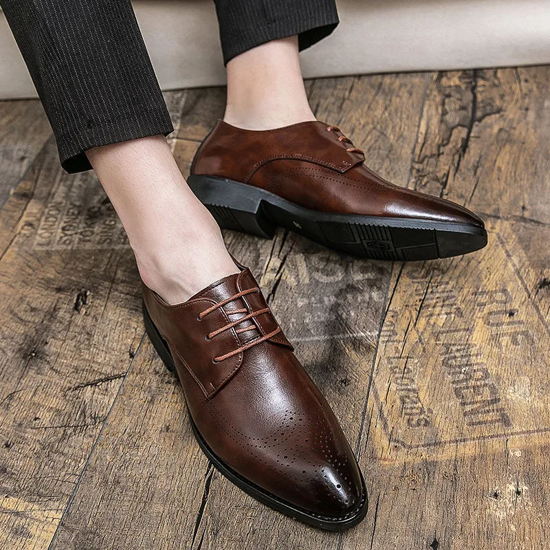 Shoes For Men Flat Trend Shoes Men Bullock Oxford Comfortable Office Business Formal Men's New 2021 Fashion Casual Leather
Shoes For Men Flat Trend Shoes Men Bullock Oxford Comfortable Office Business Formal Men's New 2021 Fashion Casual Leather