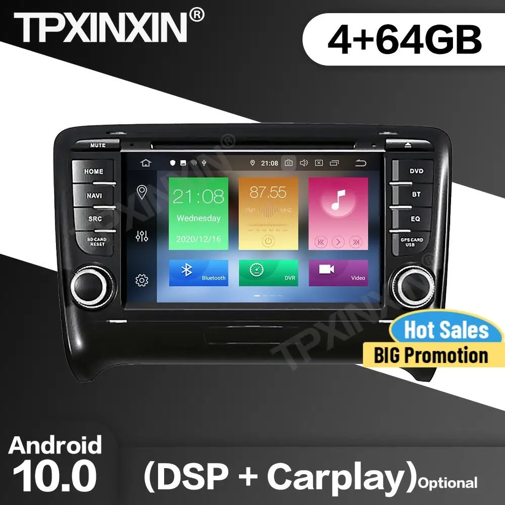 64GB Car Radio 2 Din Stereo Receiver Android For AUDI TT 2006 2007 2008 2009 2010 2011 2012 Gps Navi Multimedia Player Head Unit
64GB Car Radio 2 Din Stereo Receiver Android For AUDI TT 2006 2007 2008 2009 2010 2011 2012 Gps Navi Multimedia Player Head Unit