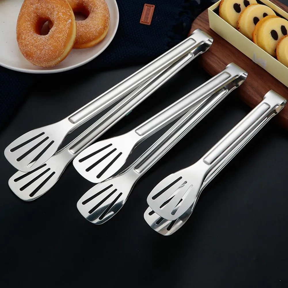 1pc Stainless Steel BBQ Tong Heat Resistant Hollow-Out Barbecue Tongs Food Clip Non-Stick Kitchen Cooking Accessories
1pc Stainless Steel BBQ Tong Heat Resistant Hollow-Out Barbecue Tongs Food Clip Non-Stick Kitchen Cooking Accessories