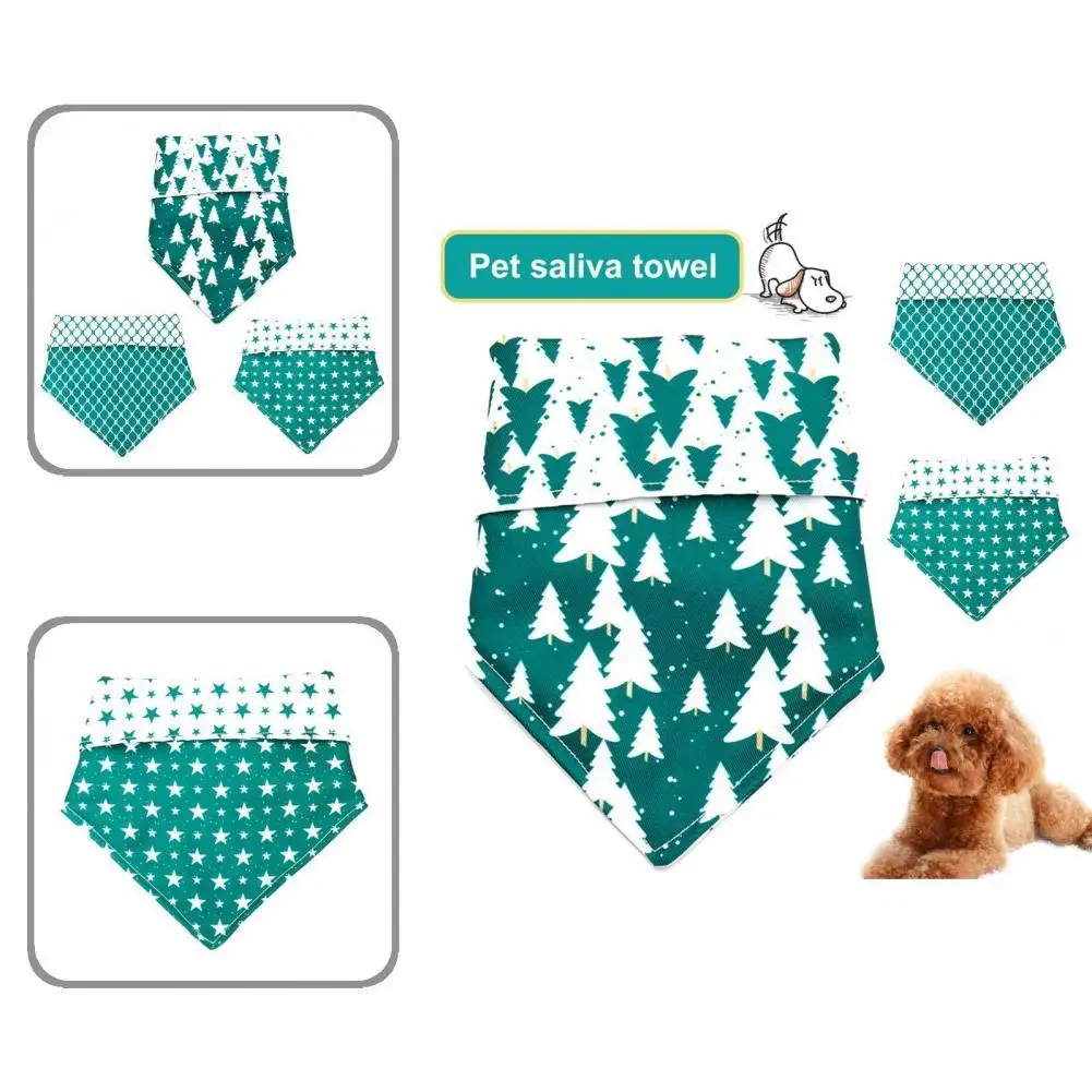 Polyester Stylish Puppy Triangle Saliva Towels Soft Texture Pet Neckerchief Fine Workmanship for Festival 
Polyester Stylish Puppy Triangle Saliva Towels Soft Texture Pet Neckerchief Fine Workmanship for Festival