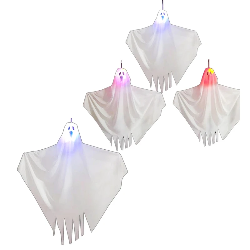 Horror LED Lights Glowing White Ghost Hanging Ghost with LED Lights Halloween
Horror LED Lights Glowing White Ghost Hanging Ghost with LED Lights Halloween