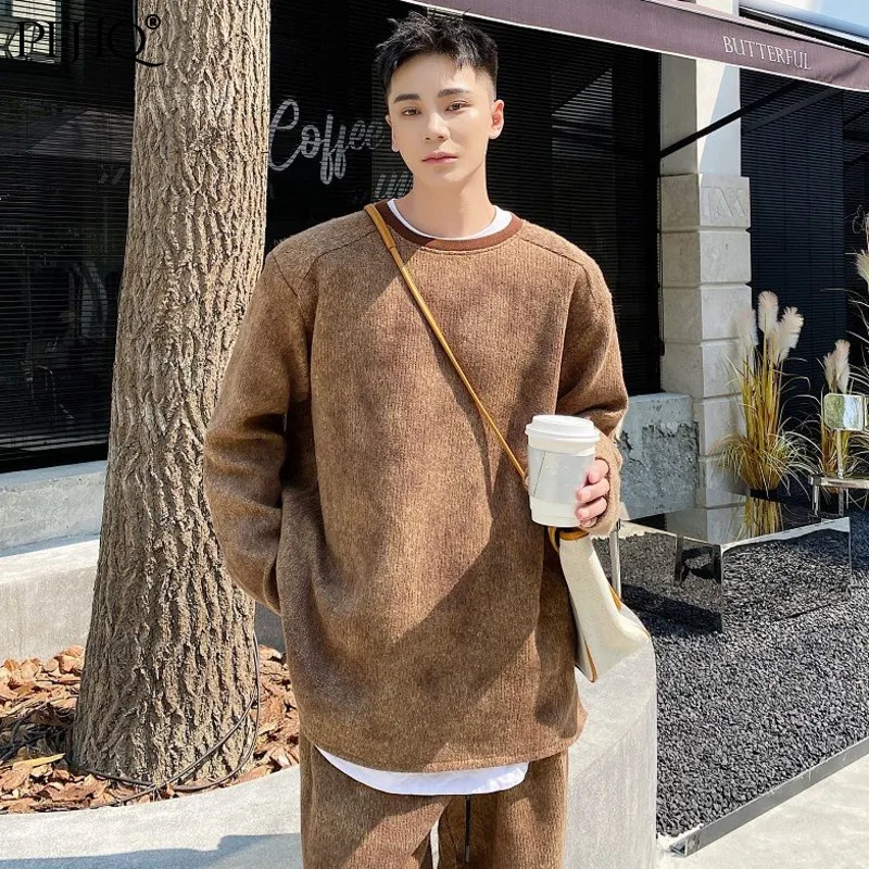 PFHQ 2021 New Fashion Autumn Winter Thick Mohair Woolen Tie-dye Round Neck Men Sweater Korean High-quality Casual Top 21A1494
PFHQ 2021 New Fashion Autumn Winter Thick Mohair Woolen Tie-dye Round Neck Men Sweater Korean High-quality Casual Top 21A1494
