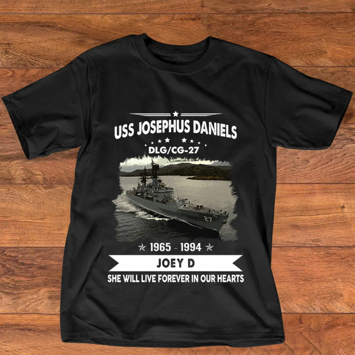 Navy Veteran Proud -USS Josephus Daniels DLG/CG 27 Photo Printed T-Shirt. Summer Cotton Short Sleeve O-Neck Mens T Shirt S-3XL
Navy Veteran Proud -USS Josephus Daniels DLG/CG 27 Photo Printed T-Shirt. Summer Cotton Short Sleeve O-Neck Mens T Shirt S-3XL