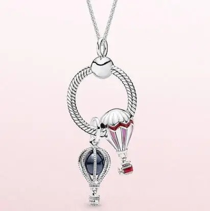925 Sterling Silver pandora Necklace Polished Moonlight Hot Air Balloon Necklace For Women Wedding Party pandora Jewelry
925 Sterling Silver pandora Necklace Polished Moonlight Hot Air Balloon Necklace For Women Wedding Party pandora Jewelry