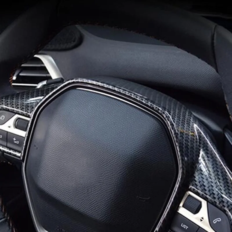 Аксессуары для стайлинга автомобиля Peugeot 3008 GT 4008 5008 наклейка из АБС-углеродного