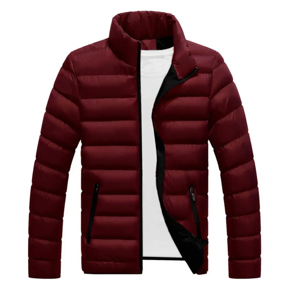 Men's winter warm long-sleeved down jacket with stand-up collar cotton padded jacket comfortable and easy to match with daily
Men's winter warm long-sleeved down jacket with stand-up collar cotton padded jacket comfortable and easy to match with daily