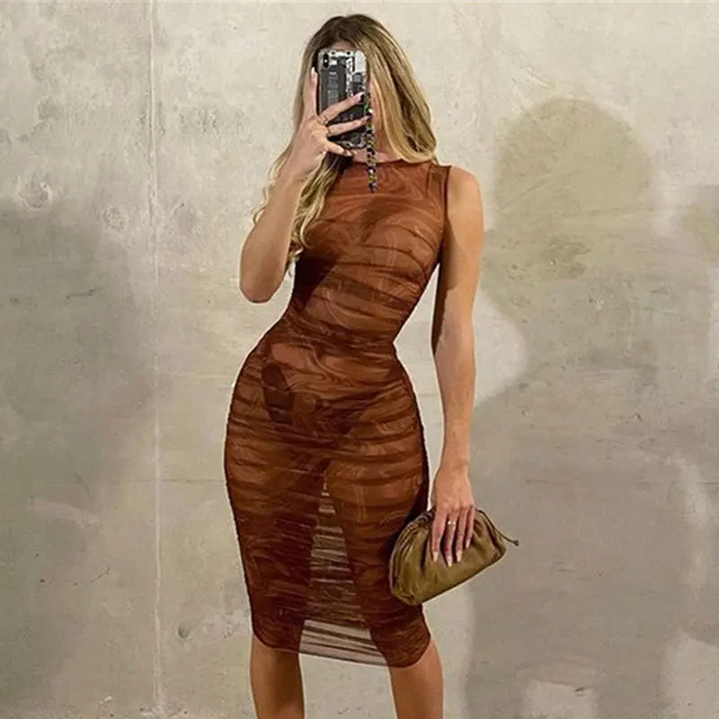 Giyu Sexy Print Bodycon Midi Dresses For Women Sleeveless Transparent High Street Party Club Sheath Vestidos Fashion Summer 2021
Giyu Sexy Print Bodycon Midi Dresses For Women Sleeveless Transparent High Street Party Club Sheath Vestidos Fashion Summer 2021