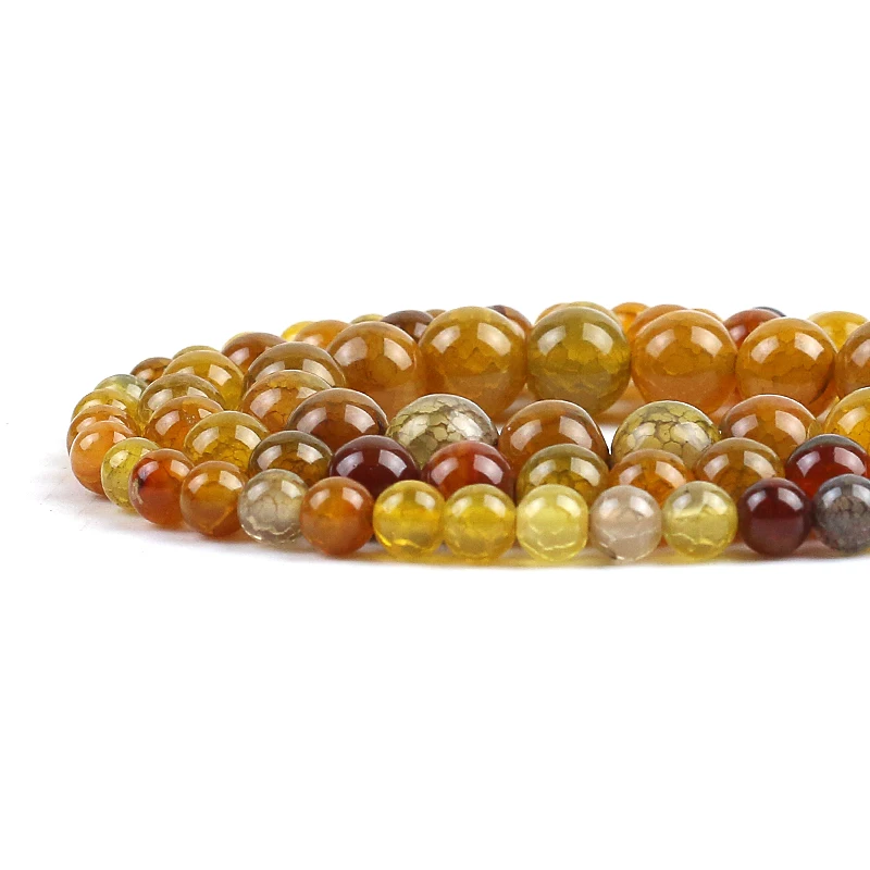 Natural Tea-colored Fire Dragon Veins Agates Beads Round Loose Stone Beads 15''6/8/10mm for Jewelry Making DIY Bracelet
Natural Tea-colored Fire Dragon Veins Agates Beads Round Loose Stone Beads 15''6/8/10mm for Jewelry Making DIY Bracelet