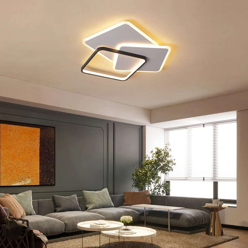 Nordic Bedroom Ceiling Lamp Simple Geometric Small Apartment Living Room Main Lamp Stitching Combination Black and White Design
Nordic Bedroom Ceiling Lamp Simple Geometric Small Apartment Living Room Main Lamp Stitching Combination Black and White Design