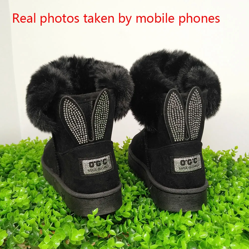 Rhinestone Women Boots Winter Shoes Warm Black Round Toe Casual Plus Size 41 Female Snow ankle Boots
Rhinestone Women Boots Winter Shoes Warm Black Round Toe Casual Plus Size 41 Female Snow ankle Boots