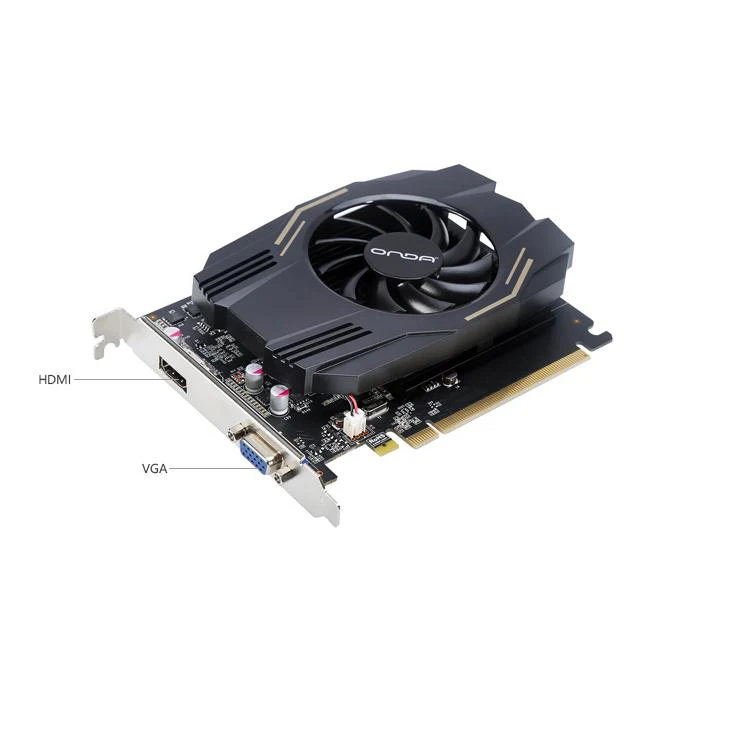 ONDA GT1030 model 2GD5-V 1468MHz/6000MHz 2G/64bit GDDR5 PCI-E 3.0 E-sports Game Office Design Graphics
ONDA GT1030 model 2GD5-V 1468MHz/6000MHz 2G/64bit GDDR5 PCI-E 3.0 E-sports Game Office Design Graphics