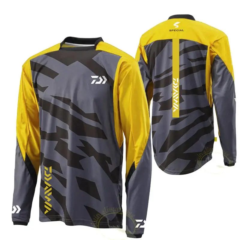 2020 Daiwa Cycling Fishing Jerseys Anti-mosquito Quick Dry Fishing Sportswear Fishing Clothing Long Sleeve Anti-UV Autumn Shirt
2020 Daiwa Cycling Fishing Jerseys Anti-mosquito Quick Dry Fishing Sportswear Fishing Clothing Long Sleeve Anti-UV Autumn Shirt