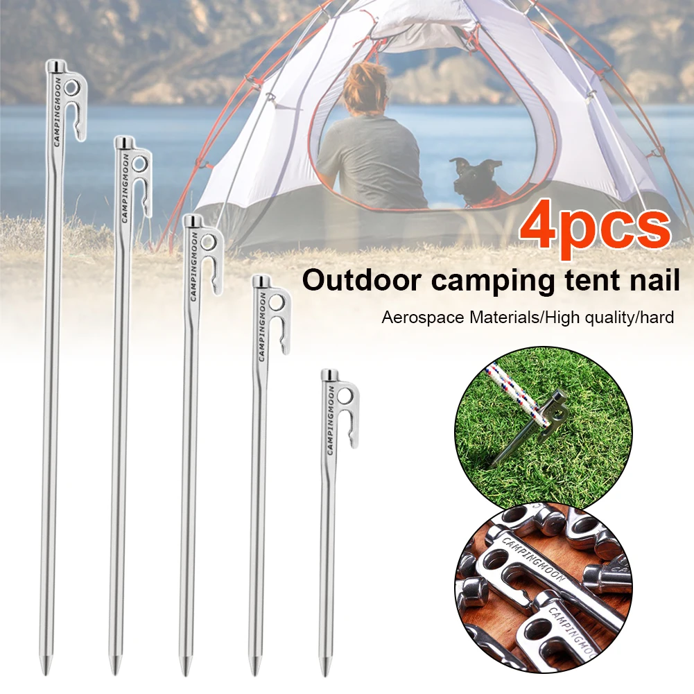 New Tent Stakes Heavy Duty Stainless Steel Tarp Pegs Durable Unbreakable Power Stakes for Canopy Tarp Outdoor Camping Accessory
New Tent Stakes Heavy Duty Stainless Steel Tarp Pegs Durable Unbreakable Power Stakes for Canopy Tarp Outdoor Camping Accessory