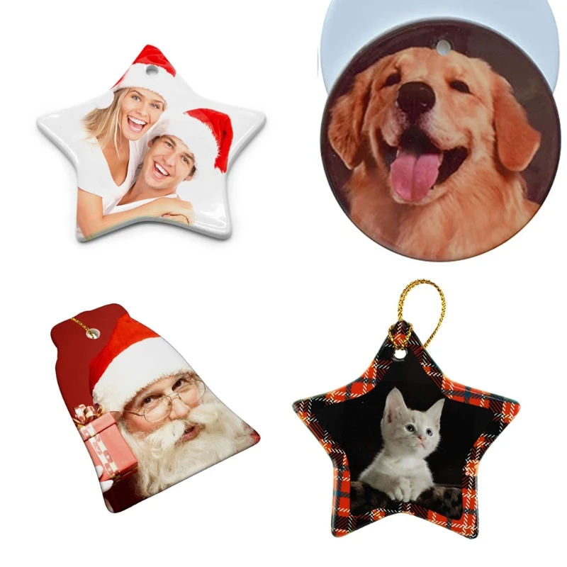 10 Pcs Sublimation Blank Pendant Heat Transfer Ceramic Ornaments Christmas Decor
10 Pcs Sublimation Blank Pendant Heat Transfer Ceramic Ornaments Christmas Decor