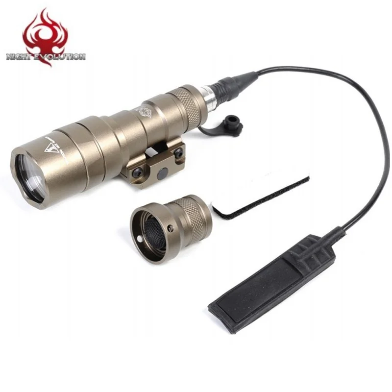Night Evolution M300B Mini Scout Light LED Tactical Flashlight Hunting Airsoft Arma Softair Rifle Weapon Gun Light NE04024 
Night Evolution M300B Mini Scout Light LED Tactical Flashlight Hunting Airsoft Arma Softair Rifle Weapon Gun Light NE04024