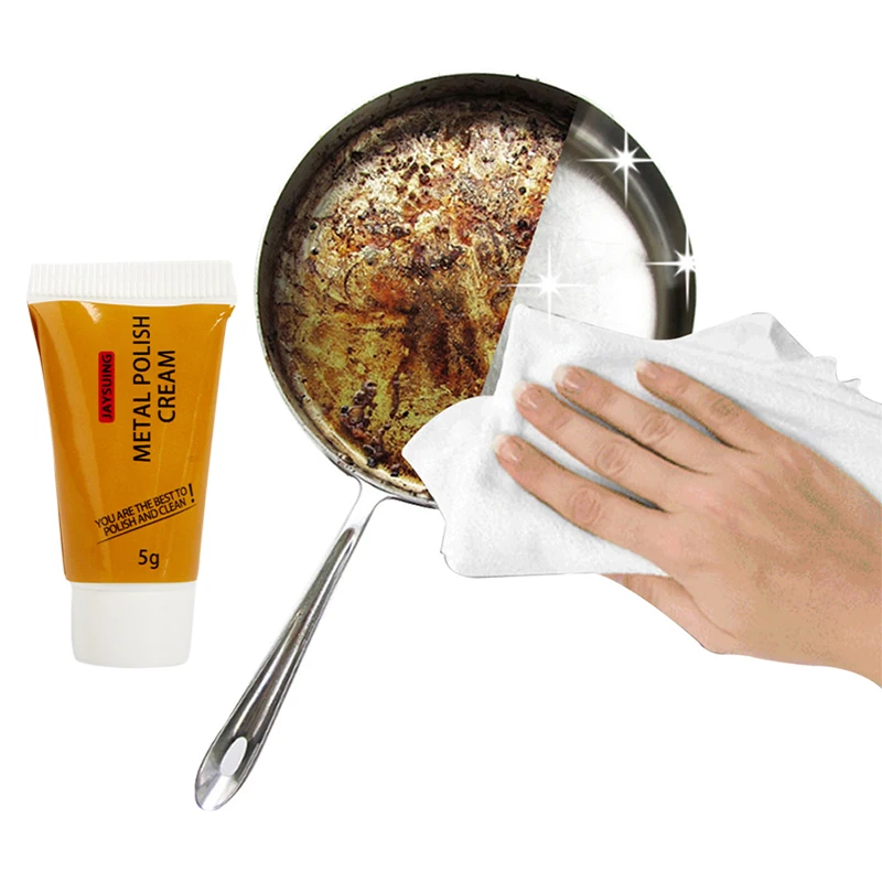 5g Cleaning Cream Pot Bottom Scale Rust Remover Stainless Steel Polishing Paste
5g Cleaning Cream Pot Bottom Scale Rust Remover Stainless Steel Polishing Paste