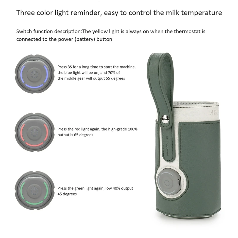 USB Baby Bottle Warmer Infant Feeding Bottle Heating Insulation Cover Portable Travel Newborn Milk Warmer Thermostat
USB Baby Bottle Warmer Infant Feeding Bottle Heating Insulation Cover Portable Travel Newborn Milk Warmer Thermostat