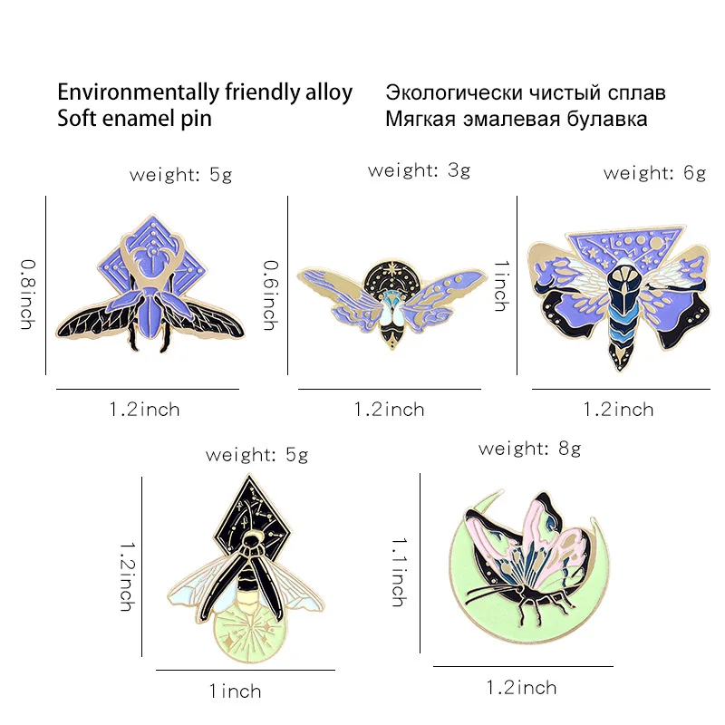 5 Styles Luminous Enamel Pin Custom Butterfly Moon Brooches Bag Lapel Pin Cartoon Animal Badge Jewelry Gift for Kids Friends
5 Styles Luminous Enamel Pin Custom Butterfly Moon Brooches Bag Lapel Pin Cartoon Animal Badge Jewelry Gift for Kids Friends