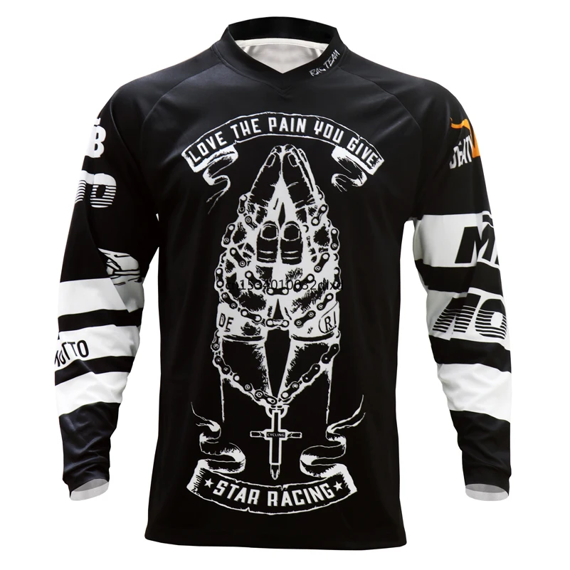 2020 Spirit Blessing Pro moto Jersey mountain bike clothing MTB T-shirt DH MX cycling shirts Offroad Cross motocross Wear
2020 Spirit Blessing Pro moto Jersey mountain bike clothing MTB T-shirt DH MX cycling shirts Offroad Cross motocross Wear