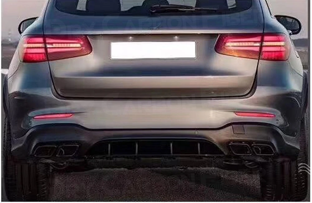 PP Rear Diffuser with Exhaust Tips for Mercedes Benz GLC X253 Sport GLC 300 GLC250 GLC43 SUV 2015-2019 Car Styling Rear Lip
PP Rear Diffuser with Exhaust Tips for Mercedes Benz GLC X253 Sport GLC 300 GLC250 GLC43 SUV 2015-2019 Car Styling Rear Lip
