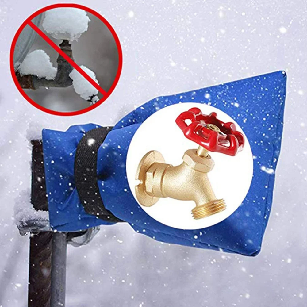 Winter nylon faucet oxford cloth antifreeze cover outdoor faucet antifreeze cover is easy to clean and cold resistant 
Winter nylon faucet oxford cloth antifreeze cover outdoor faucet antifreeze cover is easy to clean and cold resistant