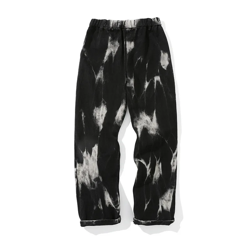 2021 spring and autumn tie-dye straight drawstring casual pants men's ins high street hip-hop couple loose long pants men pants 
2021 spring and autumn tie-dye straight drawstring casual pants men's ins high street hip-hop couple loose long pants men pants