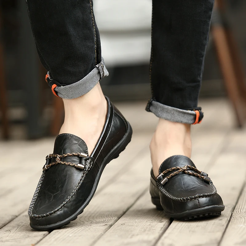 Men Business Formal Shoes Leather Loafers Fashion Lightweight Casual Shoes Flat Breathable Outdoor Driving Shoes Moccasin Homme
Men Business Formal Shoes Leather Loafers Fashion Lightweight Casual Shoes Flat Breathable Outdoor Driving Shoes Moccasin Homme