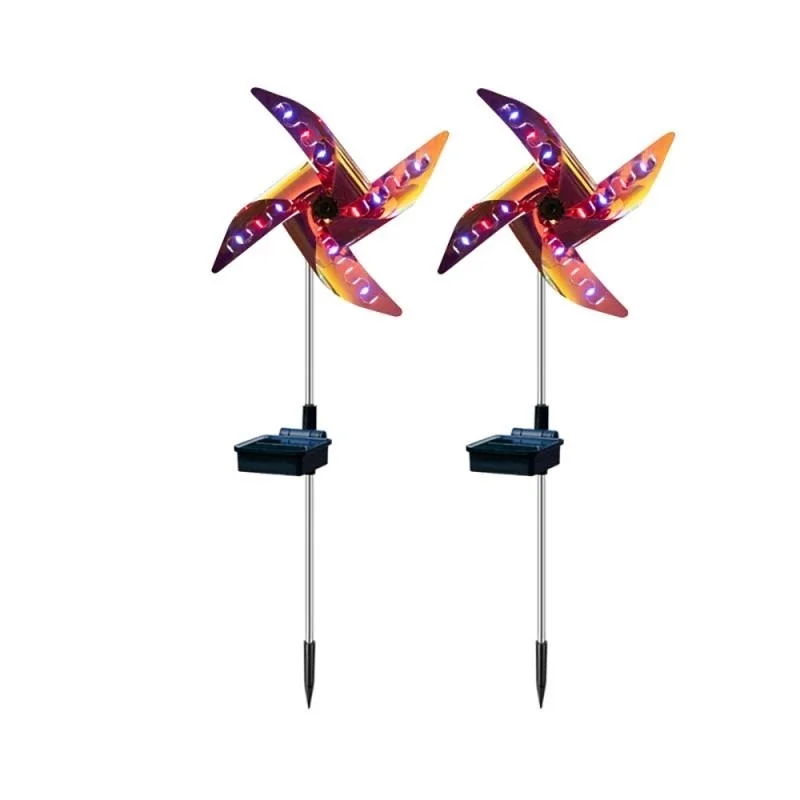 2pcs 32 LED Outdoor Solar Ground Light Waterproof Windmill Lamp Colorful Solar Powered Garden Lawn Lamp for Street Yard Decor
2pcs 32 LED Outdoor Solar Ground Light Waterproof Windmill Lamp Colorful Solar Powered Garden Lawn Lamp for Street Yard Decor
