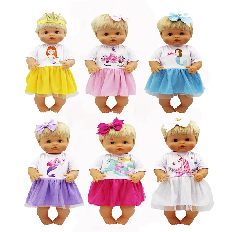 New Dress+Hairbrand Set Clothes Fit 42 cm Nenuco Doll Nenuco y su Hermanita Doll Accessories
New Dress+Hairbrand Set Clothes Fit 42 cm Nenuco Doll Nenuco y su Hermanita Doll Accessories