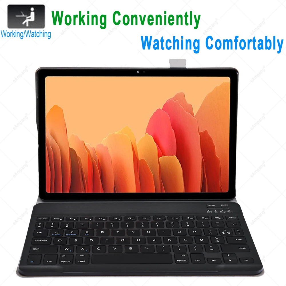 AZERTY клавиатура для Samsung Galaxy Tab S7 S6 Lite S5E S4 чехол Французская A7 10 4 A 1 2019 5 | Компьютеры